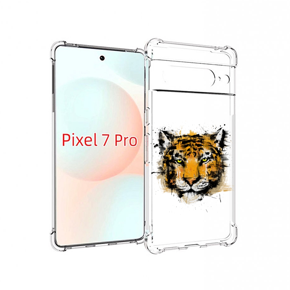 

Чехол Mypads Тигруля Для Google Pixel 7 Pro, Прозрачный, Tocco