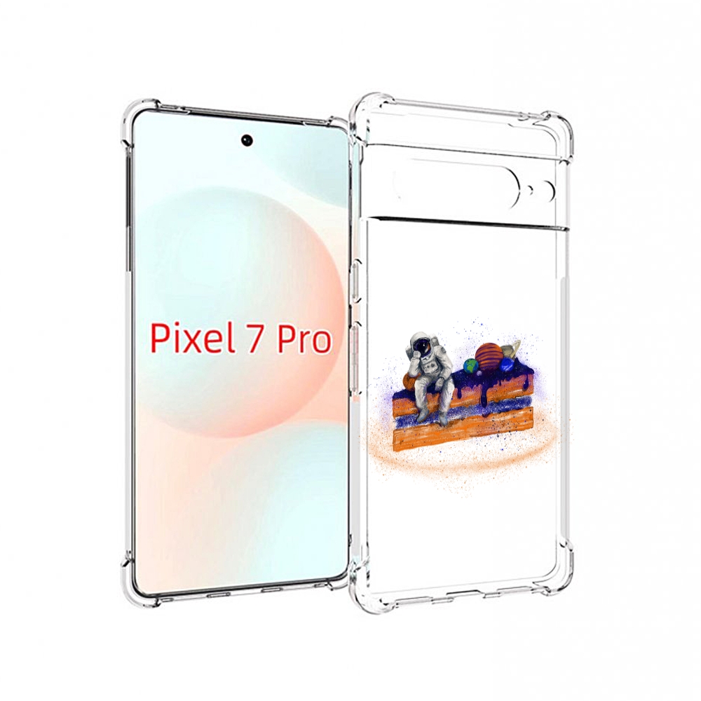 

Чехол Mypads Торт С Планетами Для Google Pixel 7 Pro, Прозрачный, Tocco