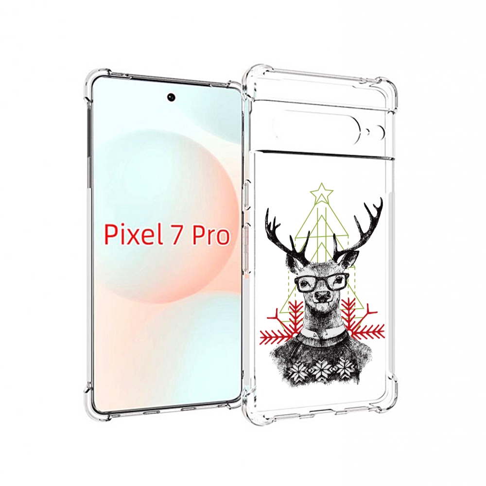 

Чехол Mypads Умный Олень Для Google Pixel 7 Pro, Прозрачный, Tocco