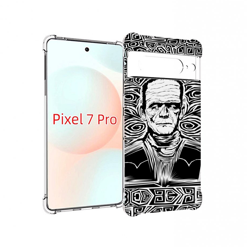 

Чехол Mypads Франкенштейн Черно Белый Для Google Pixel 7 Pro, Прозрачный, Tocco