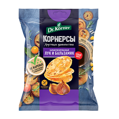 

Чипсы Кукурузные Dr.korner С Карамелизированным Луком И Бальзамическим Уксусом 50гх5, 84