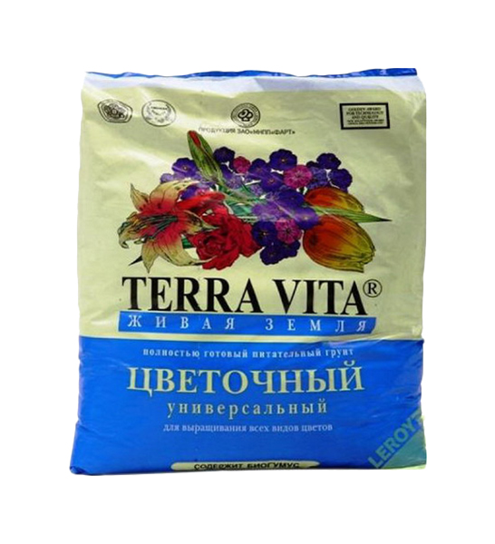 фото Грунт для цветов terra vita 10 л