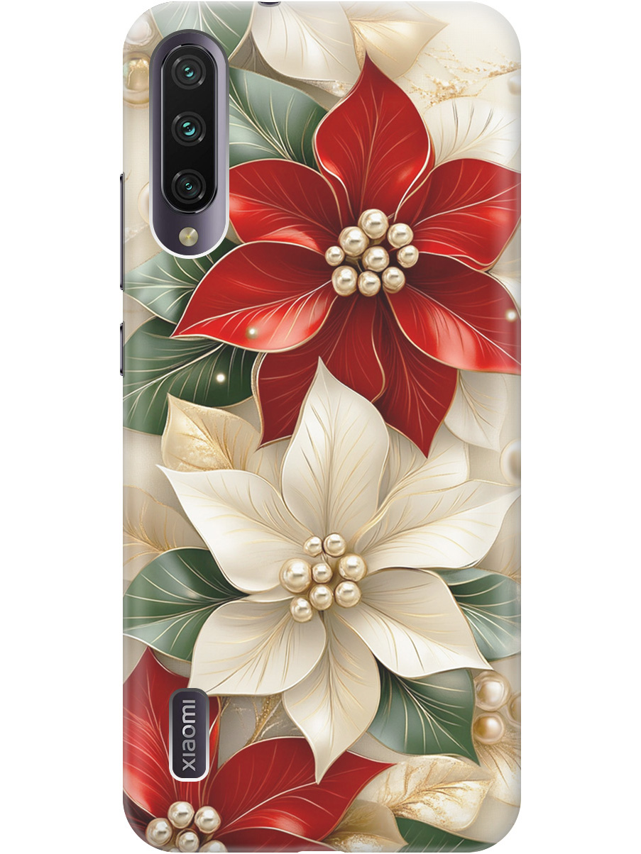 

Силиконовый чехол на Xiaomi Mi A3/CC9e с принтом "Цветы и бусы", Прозрачный;бежевый;красный, 721701021