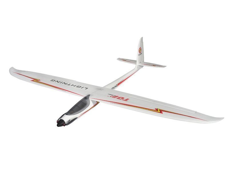 Радиоуправляемый планер Top RC Lightning V2 (Propeller Power System) 2.4G 4-ch LiPo RTF р у планер top rc lightning 2100 propeller power system 2100мм 2 4g 4 ch lipo rtf