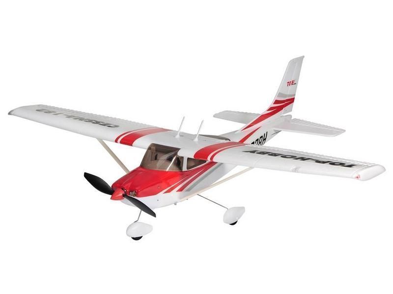 фото Радиоуправляемый самолет top rc cessna 182 400 class красная 965мм 2.4g 4-ch lipo rtf toprc