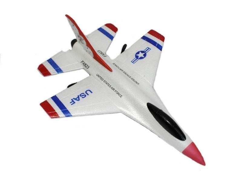 Купить Радиоуправляемый самолет CTF F16 Thunderbirds FX-823 290мм 2.4G EPP Gyro RTF с гироскопом,