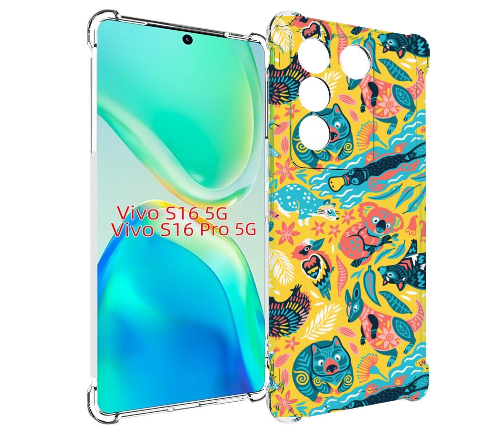 

Чехол MyPads seamless-pattern для Vivo S16 5G/S16 Pro 5G/V27/V27 Pro, Tocco