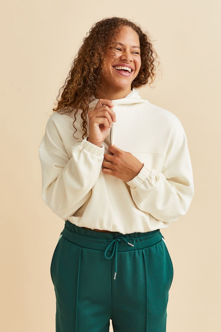 

Свитшот женский H&M 1105174002 белый XS (доставка из-за рубежа), 1105174002