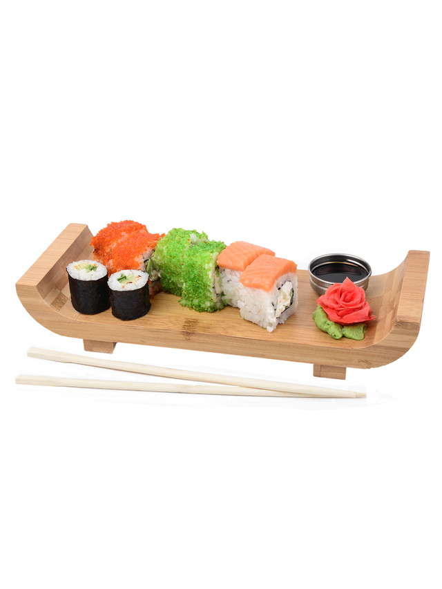 фото Доска сервировочная для суши и роллов "termico" 27*10*5 см.