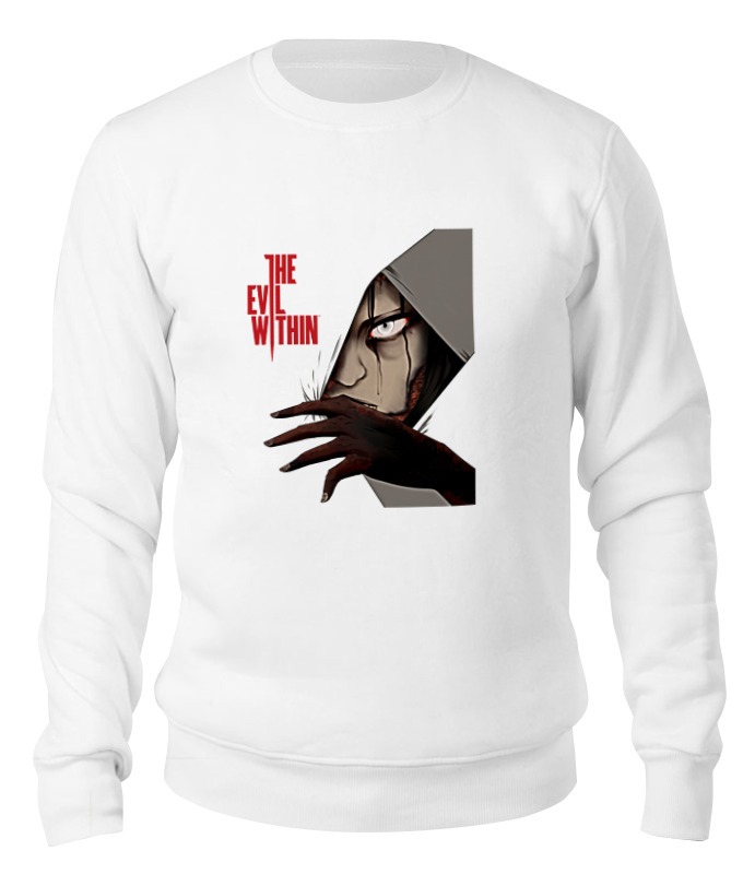 

Свитшот унисекс Printio The evil within белый L, The evil within