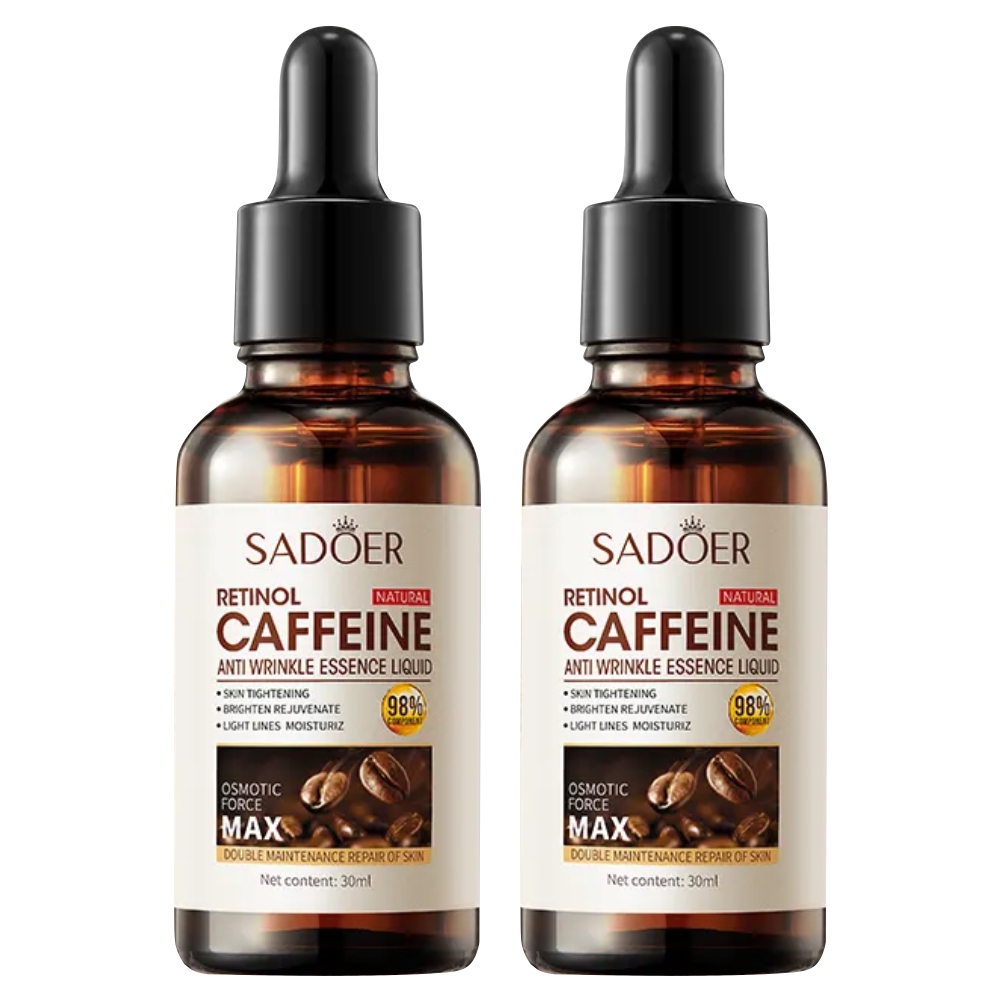 Эссенция для лица Sadoer Подтягивающая с ретинолом и экстрактом кофе 30млх2шт