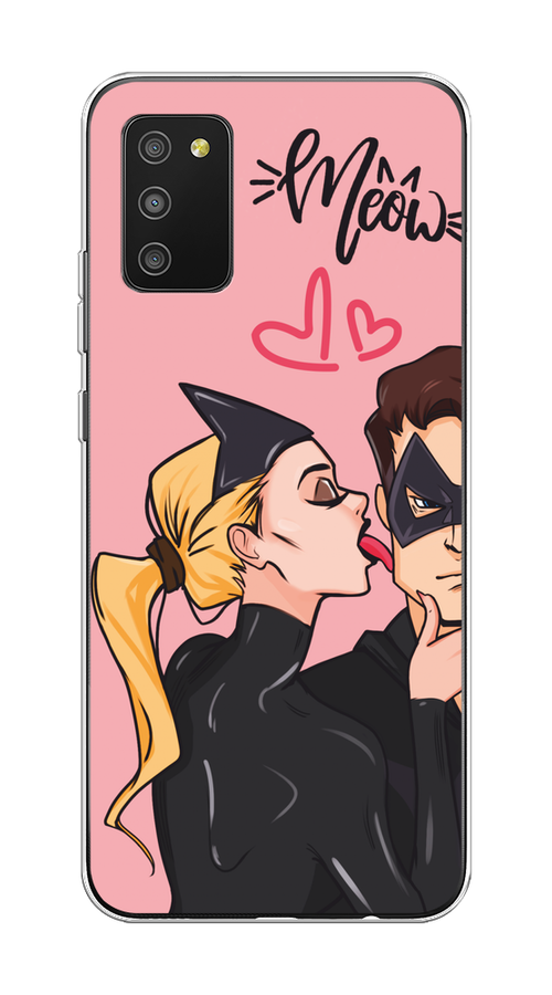 

Чехол Awog на Samsung Galaxy A02s "Kiss of Cat Woman", Розовый;черный;бежевый, 2102350-1