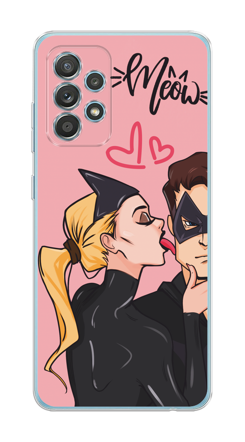 

Чехол Awog на Samsung Galaxy A33 5G "Kiss of Cat Woman", Розовый;черный;бежевый, 2104450-1