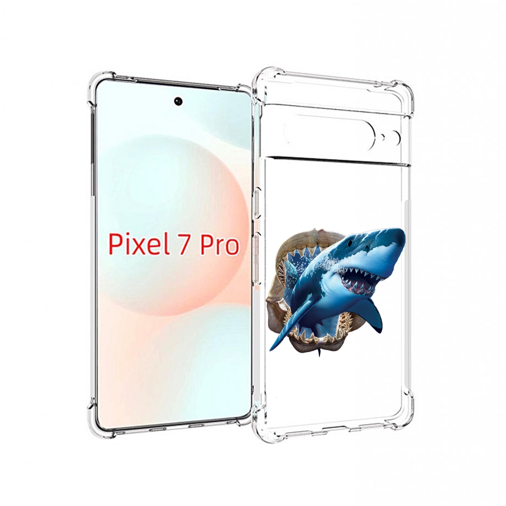 

Чехол Mypads Челюсти Для Google Pixel 7 Pro, Прозрачный, Tocco