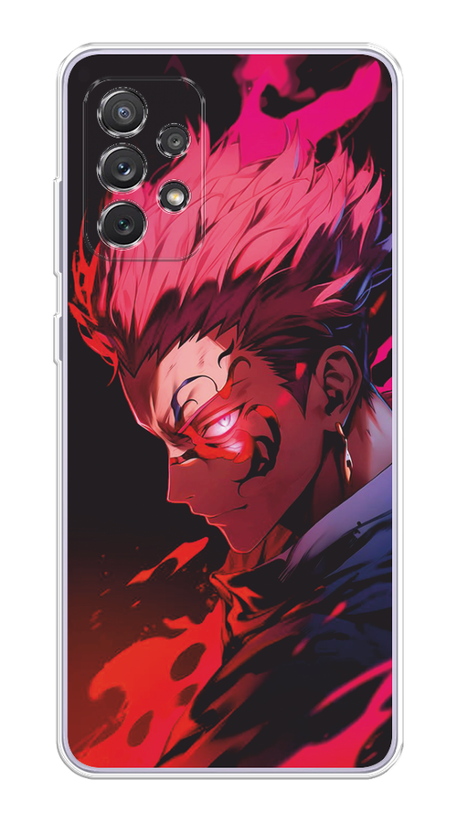 

Чехол Awog на Samsung Galaxy A73 "Взгляд Сукуны", Розовый;красный;черный, 2104650-1