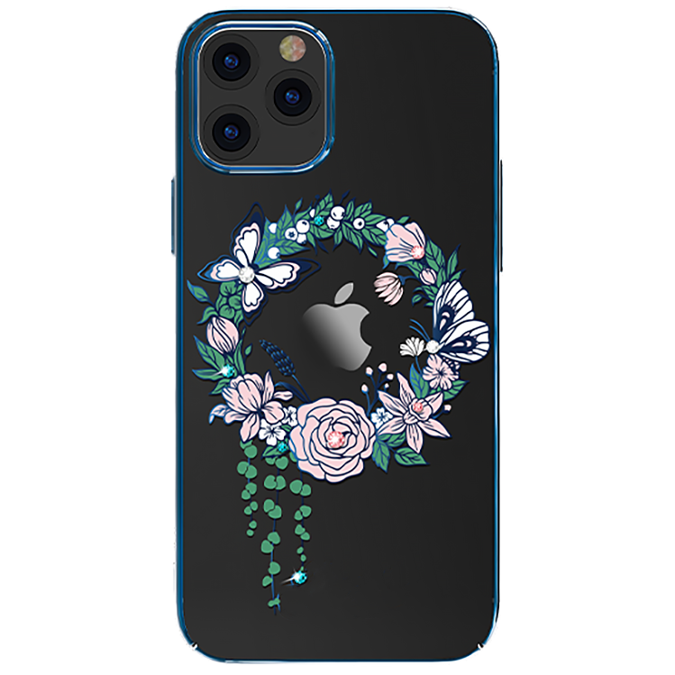 

Чехол PQY Wreath для iPhone 12 Pro Max Бабочка, Прозрачный, 24761