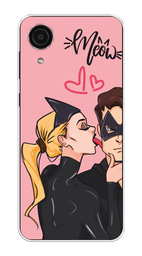 

Чехол Awog на Samsung Galaxy A03 Core "Kiss of Cat Woman", Розовый;черный;бежевый, 2104750-1