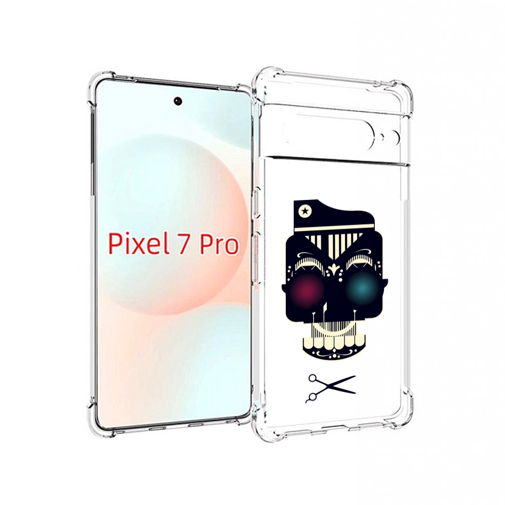 

Чехол Mypads Черно Белый Скелет С Яркими Глазами Для Google Pixel 7 Pro, Прозрачный, Tocco