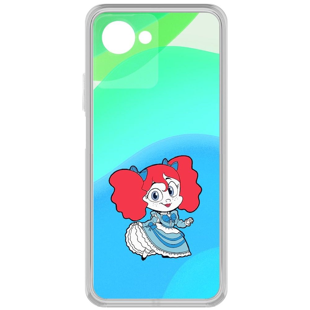 

Чехол-накладка Кейс Хаги Ваги - Кукла Поппи для Realme Narzo 50i Prime, Прозрачный