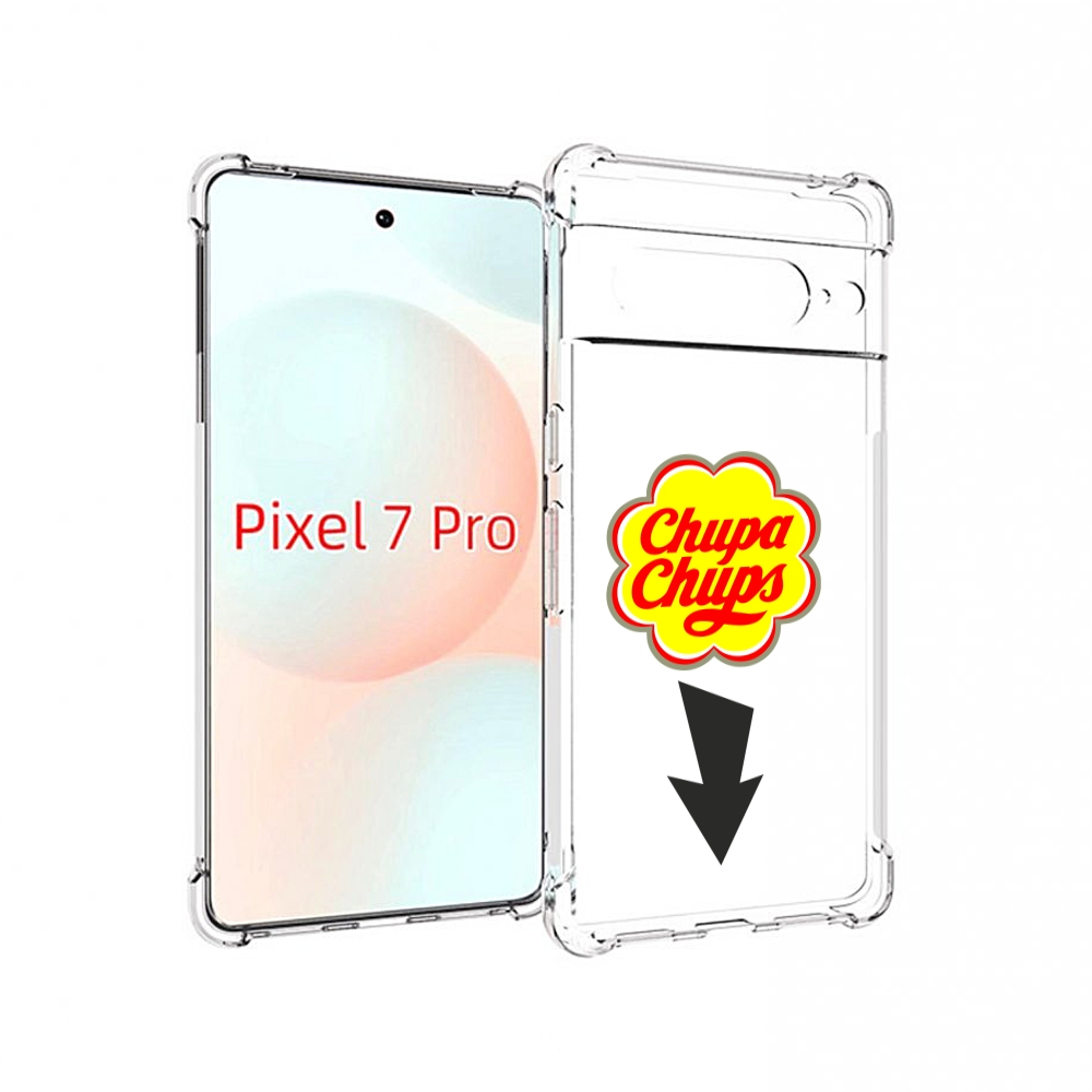 

Чехол Mypads Чупа Чупс Для Google Pixel 7 Pro, Прозрачный, Tocco