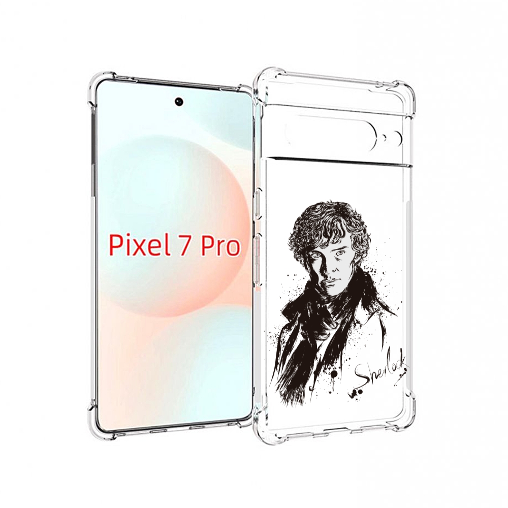 

Чехол Mypads Шерлок Холмс Портрет Для Google Pixel 7 Pro, Прозрачный, Tocco