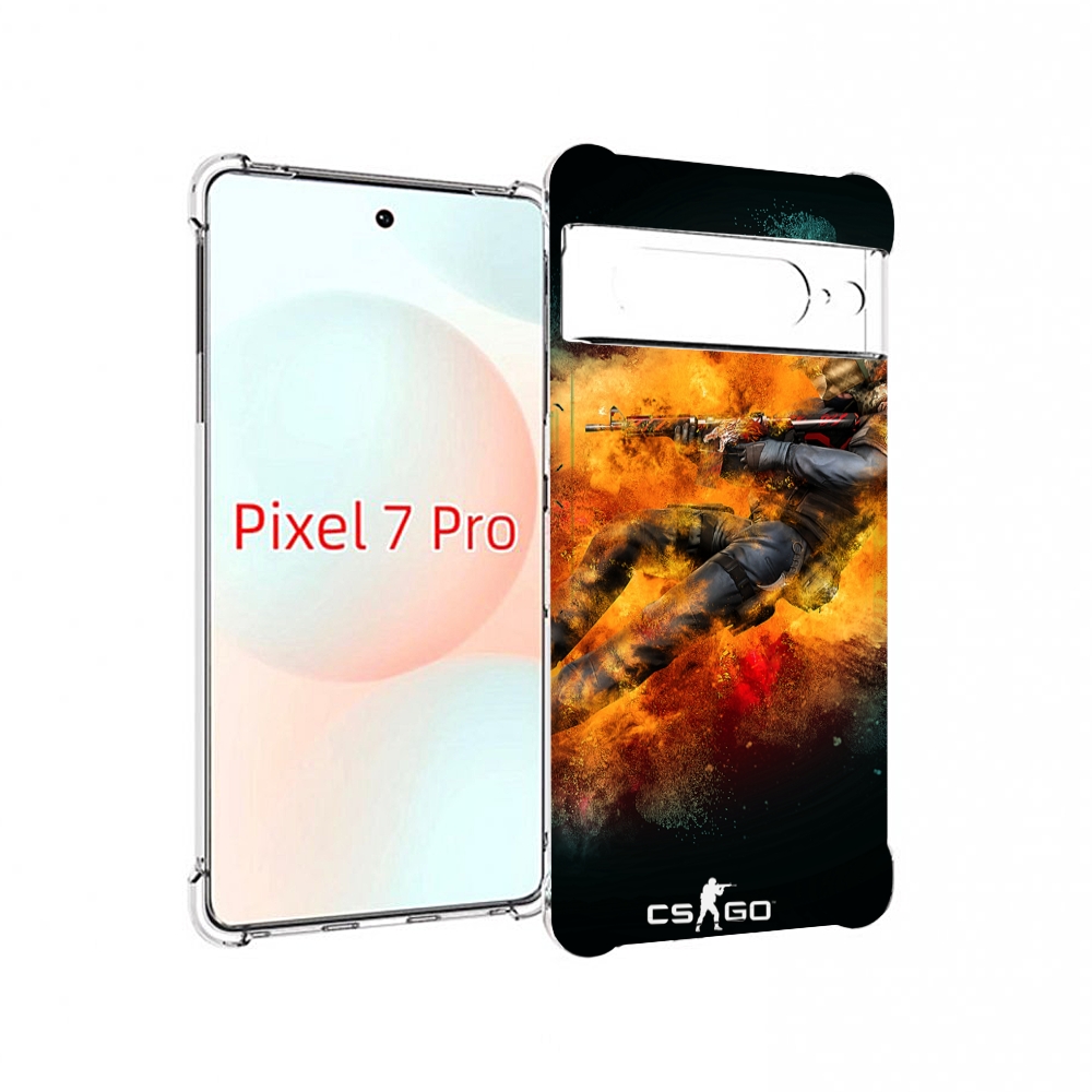 

Чехол Mypads Cs-Go Контр-Террорист Для Google Pixel 7 Pro, Прозрачный, Tocco