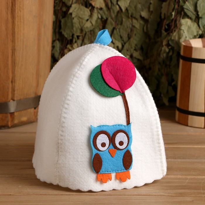 

Шапка для бани Джордж 3985  бежевый, Белый, Джордж