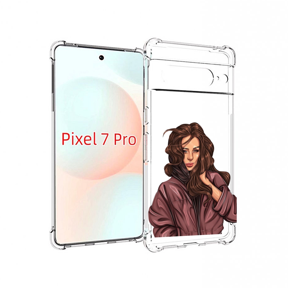 

Чехол Mypads Арт Рисунок Девушки Для Google Pixel 7 Pro, Прозрачный, Tocco