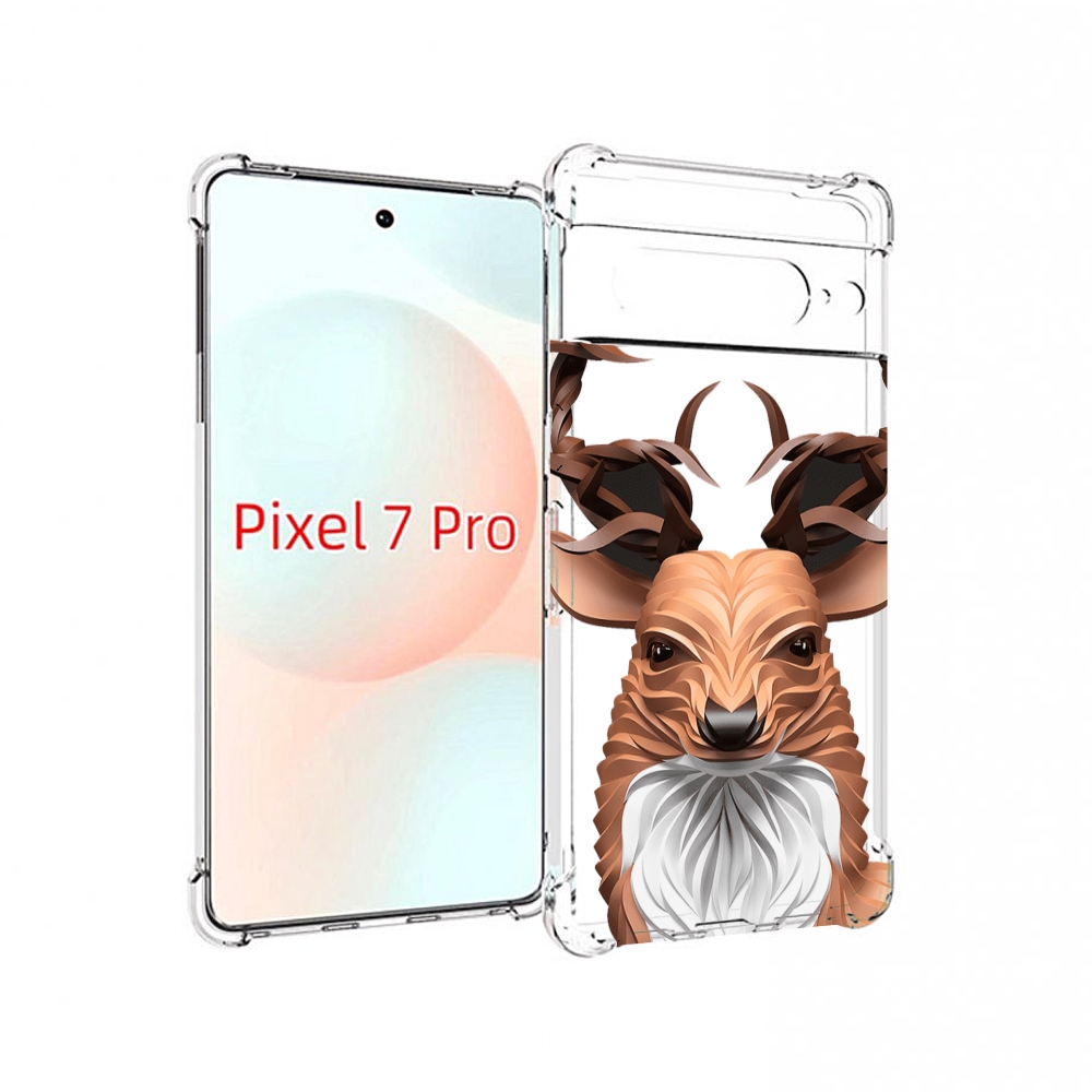

Чехол Mypads 3D-Олень Для Google Pixel 7 Pro, Прозрачный, Tocco