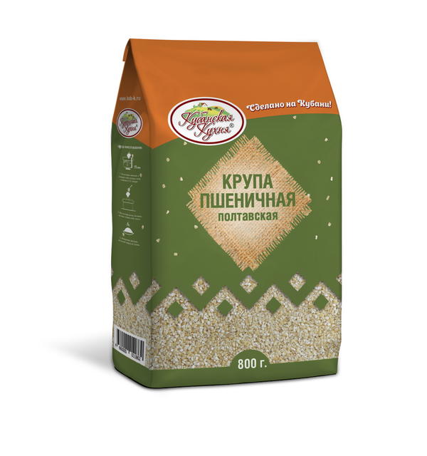

Крупа пшеничная "Кубанская кухня" 800гр., крупа пшеничная