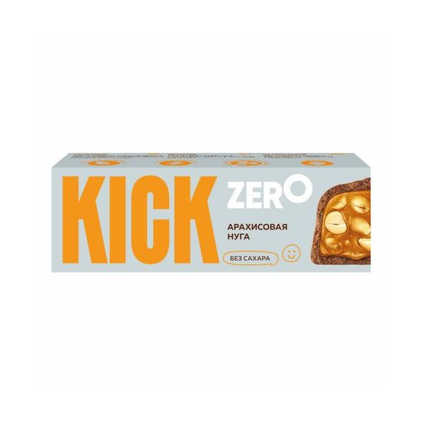 Батончик Kick Zero шоколадный с арахисом 45 г