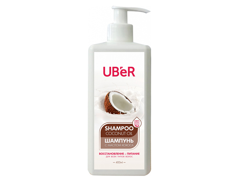 

Шампунь Uber с маслом кокоса 400ml UBR019