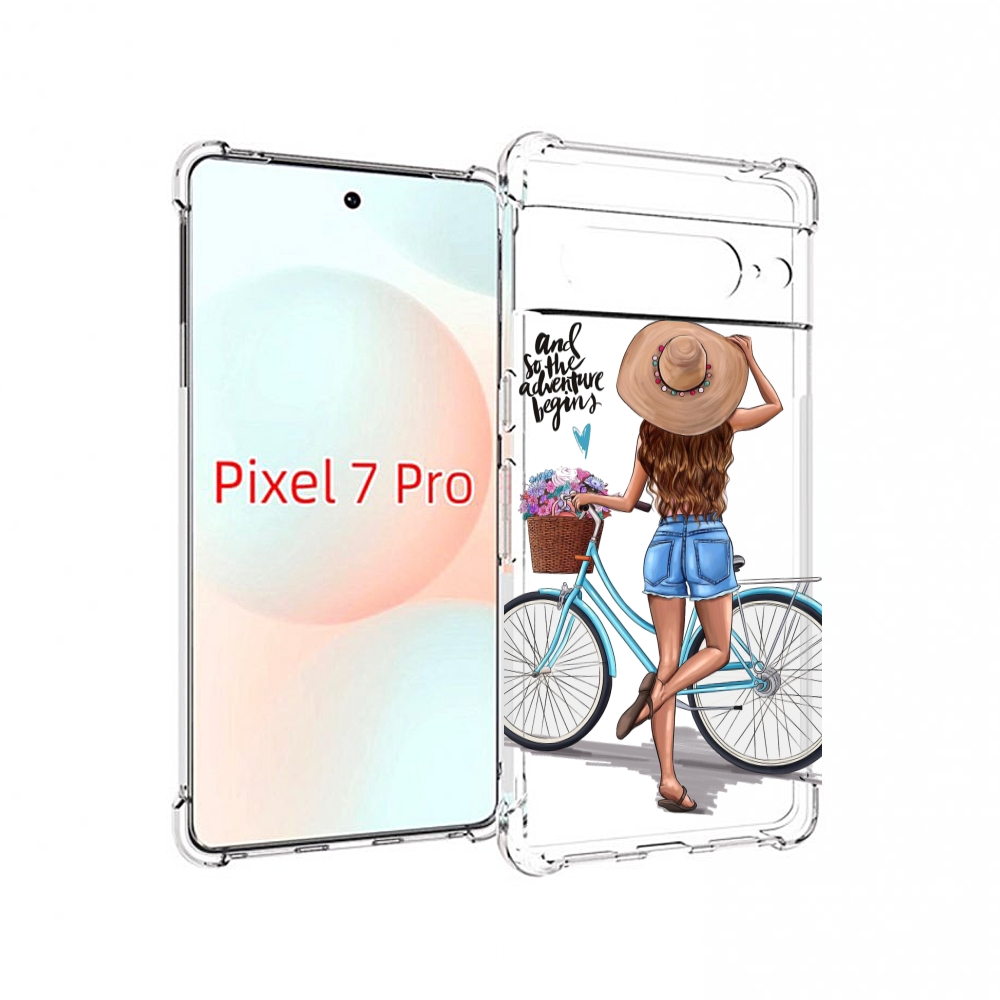 

Чехол Mypads Adventure Женский Для Google Pixel 7 Pro, Прозрачный, Tocco