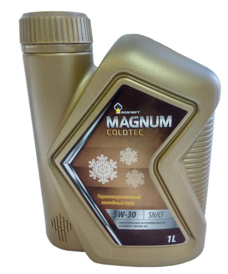 РОСНЕФТЬ Масло моторное RN Magnum Coldtec SAE 5W-30 1 л (уп.12 шт), шт