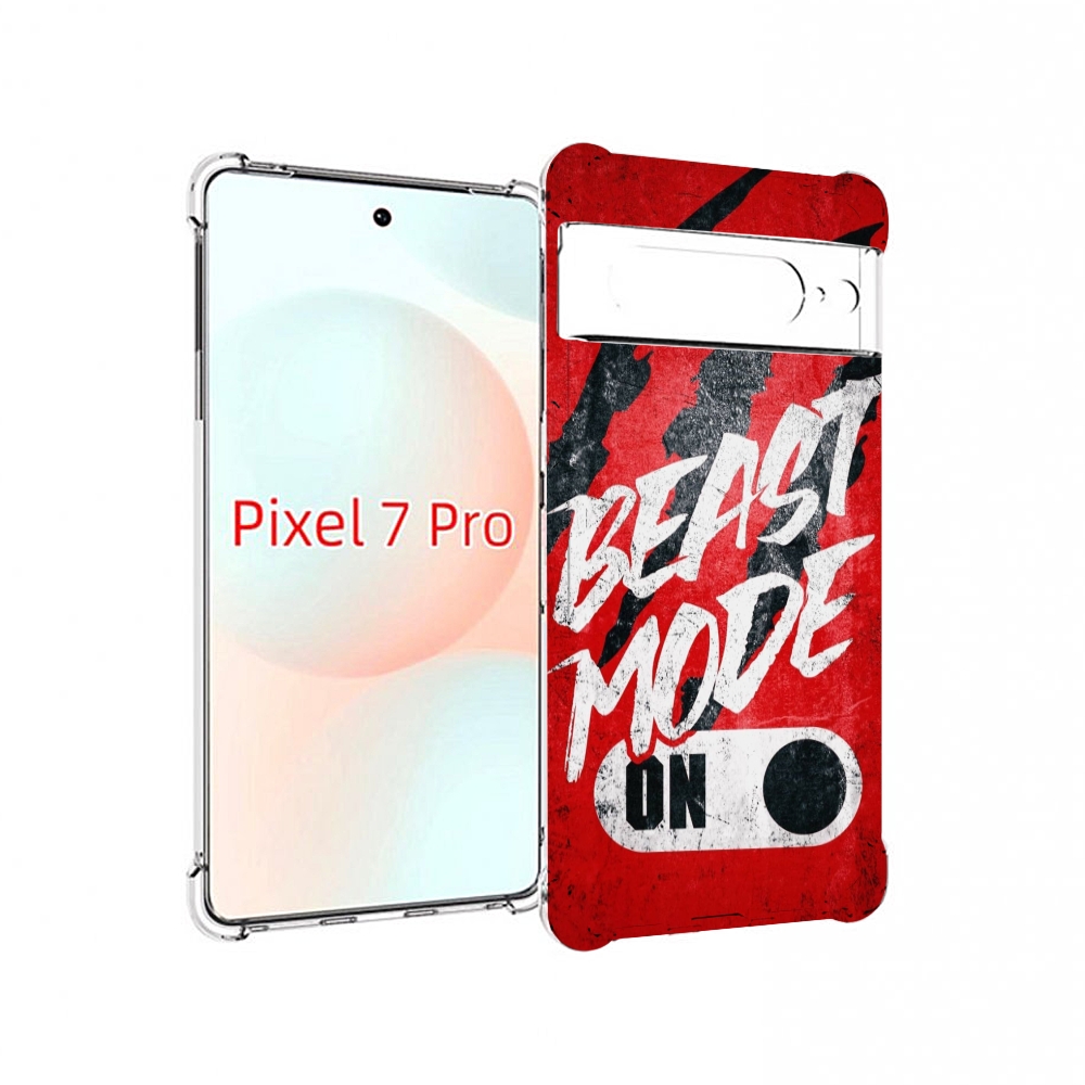

Чехол Mypads Beast Inside You Для Google Pixel 7 Pro, Прозрачный, Tocco