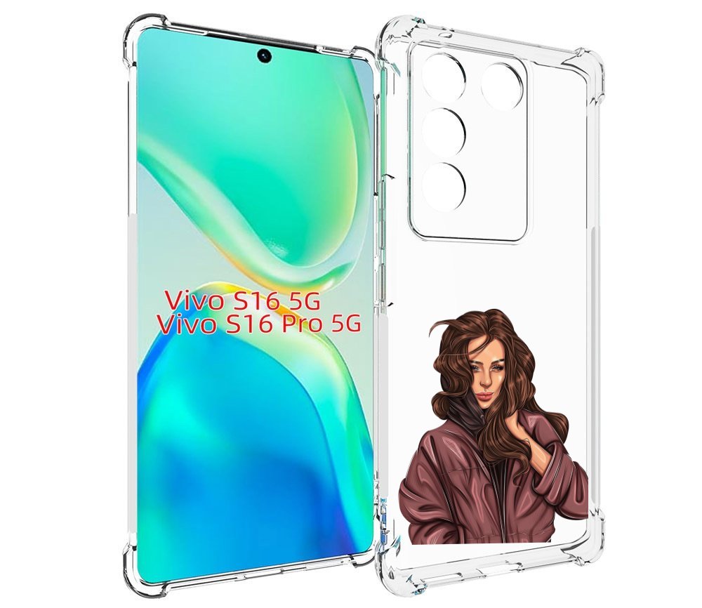 

Чехол MyPads Арт-рисунок-девушки для Vivo S16 5G/S16 Pro 5G/V27/V27 Pro, Tocco