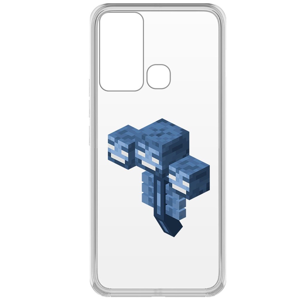 

Чехол-накладка Minecraft-Иссушитель для INFINIX Hot 12i, Прозрачный