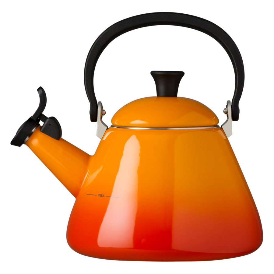 фото Чайник наплитный le creuset 1,6 л, огненная лава