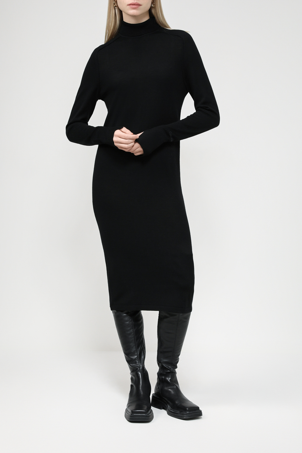 

Платье женское Calvin Klein K20K205992 черное M, Черный, K20K205992