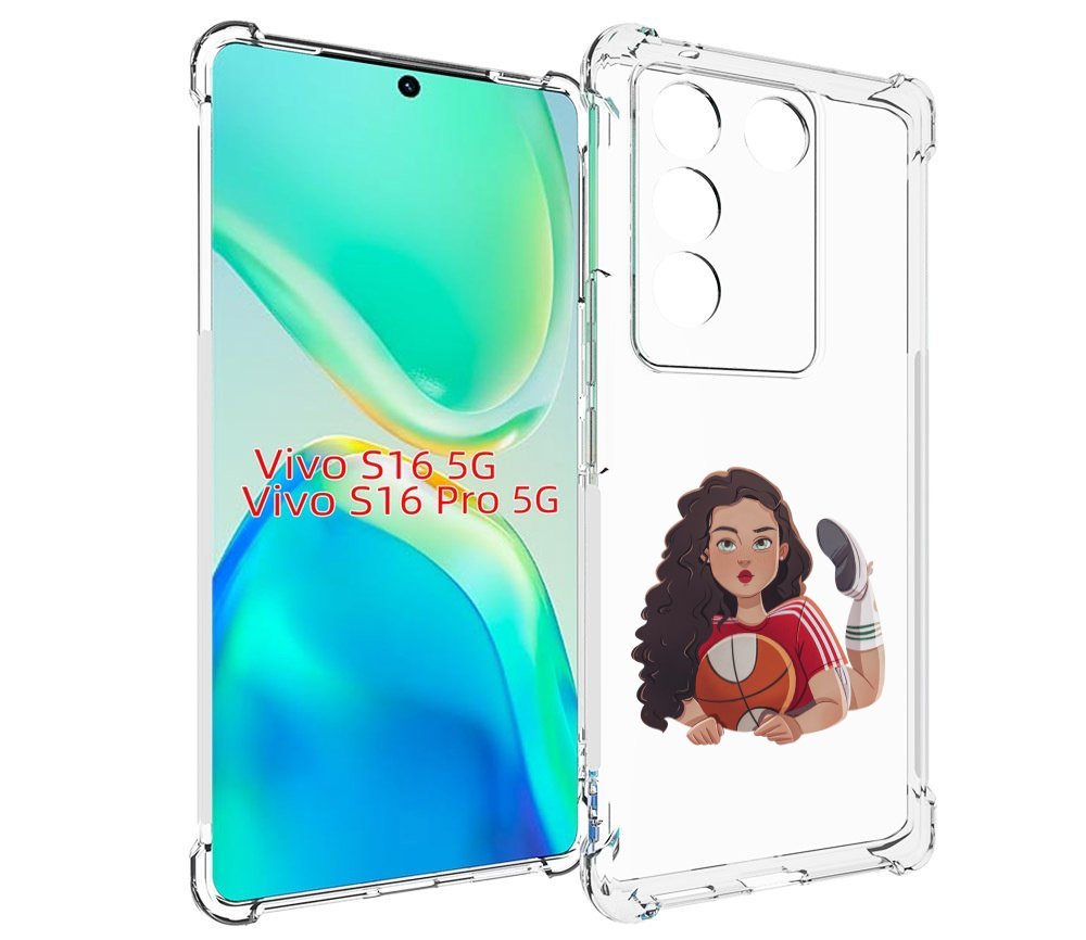 

Чехол MyPads Баскетболитска-в-гольфах женский для Vivo S16 5G/S16 Pro 5G/V27/V27 Pro, Tocco