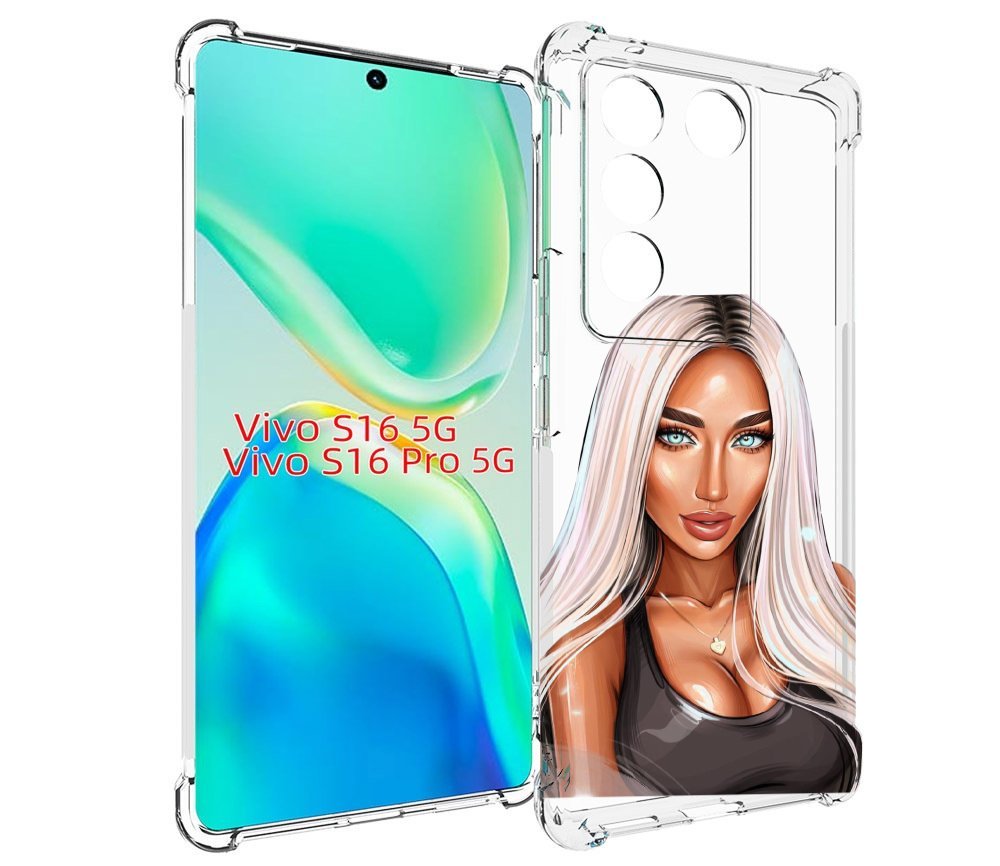 

Чехол MyPads Блондинка женский для Vivo S16 5G/S16 Pro 5G/V27/V27 Pro, Tocco