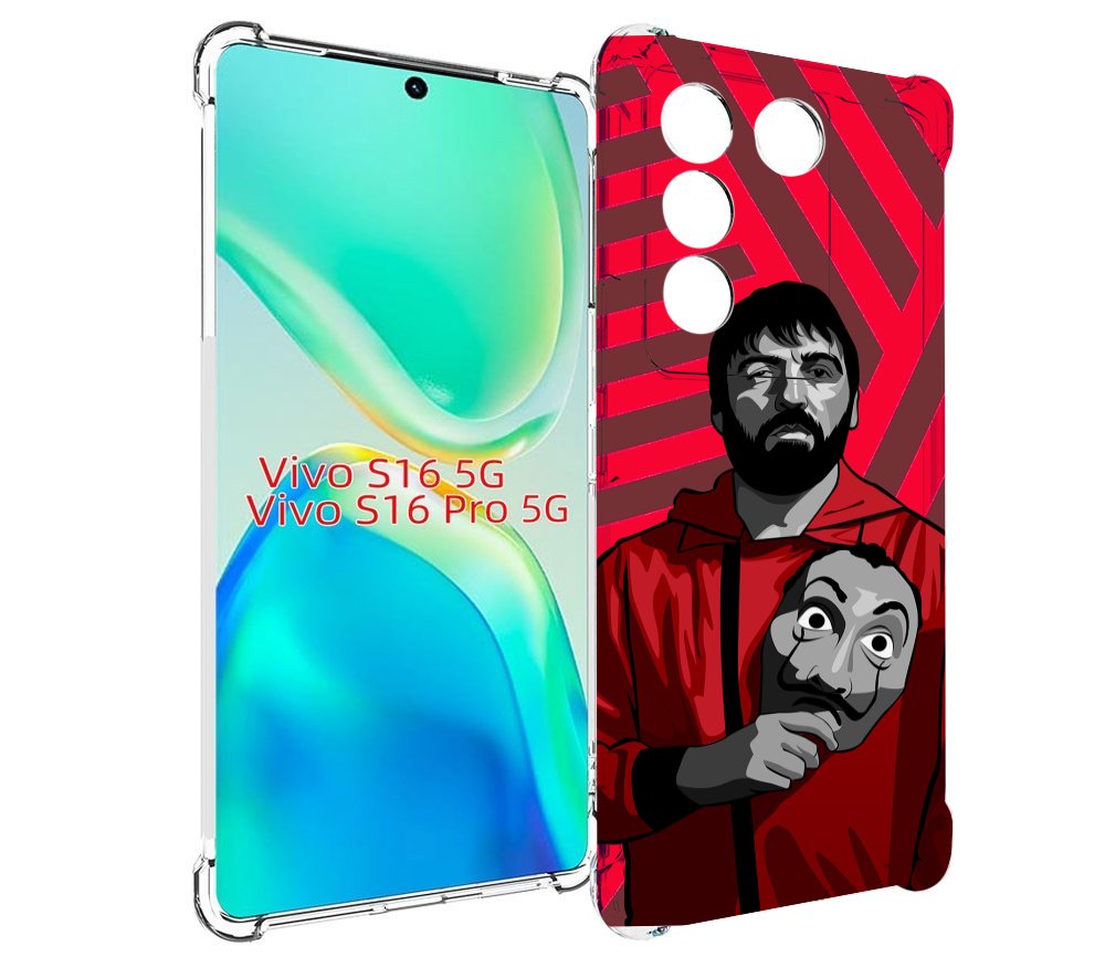 

Чехол MyPads Богата-Бумажный-дом для Vivo S16 5G/S16 Pro 5G/V27/V27 Pro, Tocco