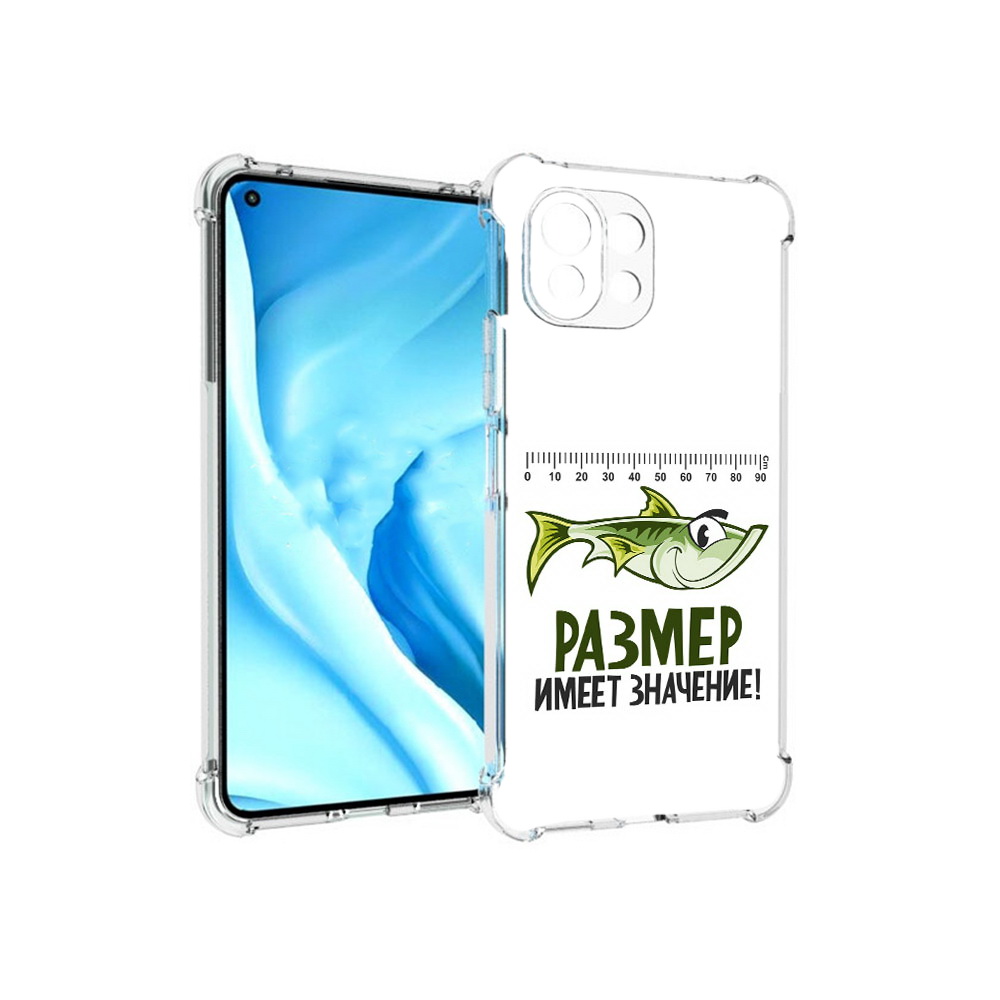 

Чехол MyPads Tocco для Xiaomi Mi 11 Lite размер не имеет значения (PT159462.256.569), Прозрачный, Tocco