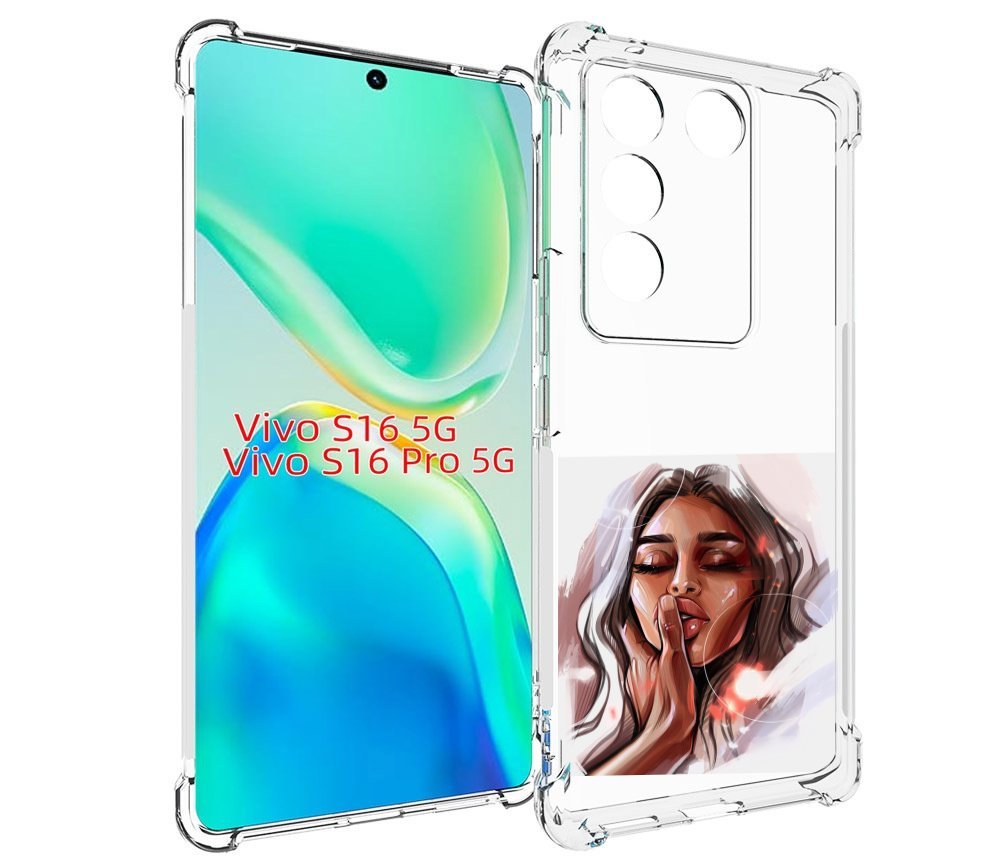 

Чехол MyPads Большие-губы женский для Vivo S16 5G/S16 Pro 5G/V27/V27 Pro, Tocco