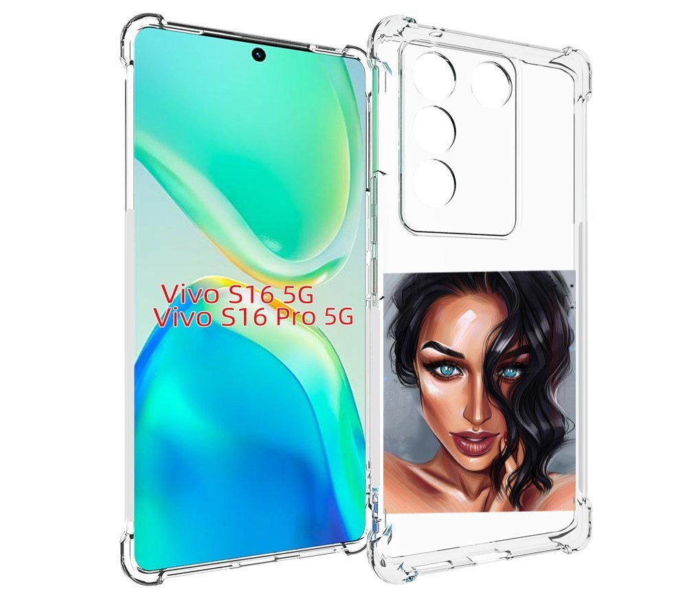 

Чехол MyPads Брюнетка для Vivo S16 5G/S16 Pro 5G/V27/V27 Pro, Tocco