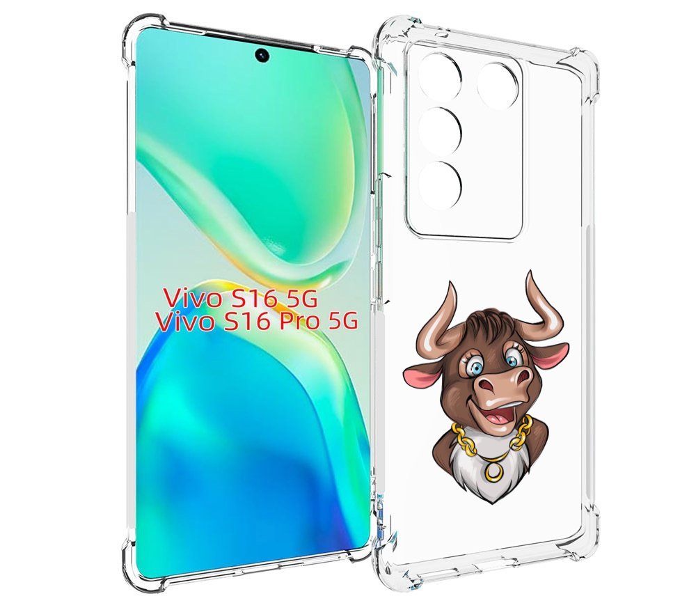 

Чехол MyPads Бычок для Vivo S16 5G/S16 Pro 5G/V27/V27 Pro, Tocco