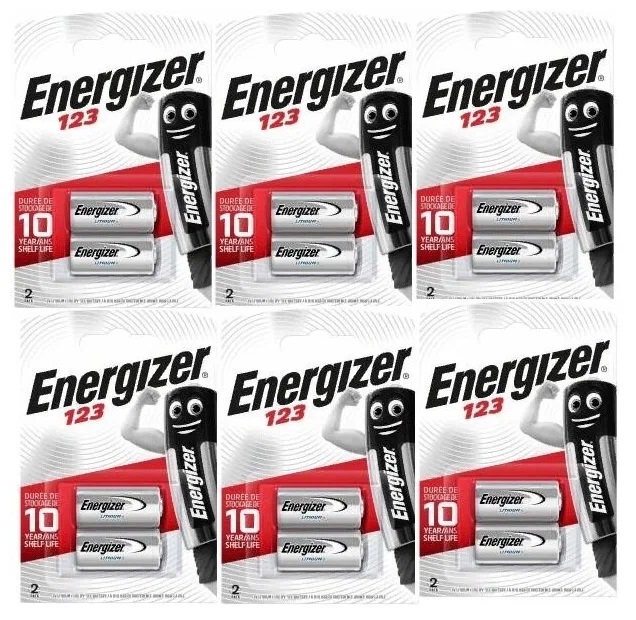 

Батарейка литиевая Energizer 123 upn-165562, 12 шт., 123