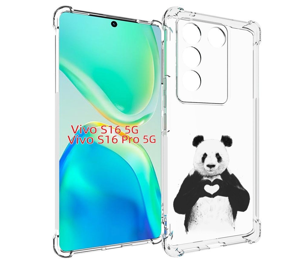 

Чехол MyPads Влюбленная панда для Vivo S16 5G/S16 Pro 5G/V27/V27 Pro, Tocco