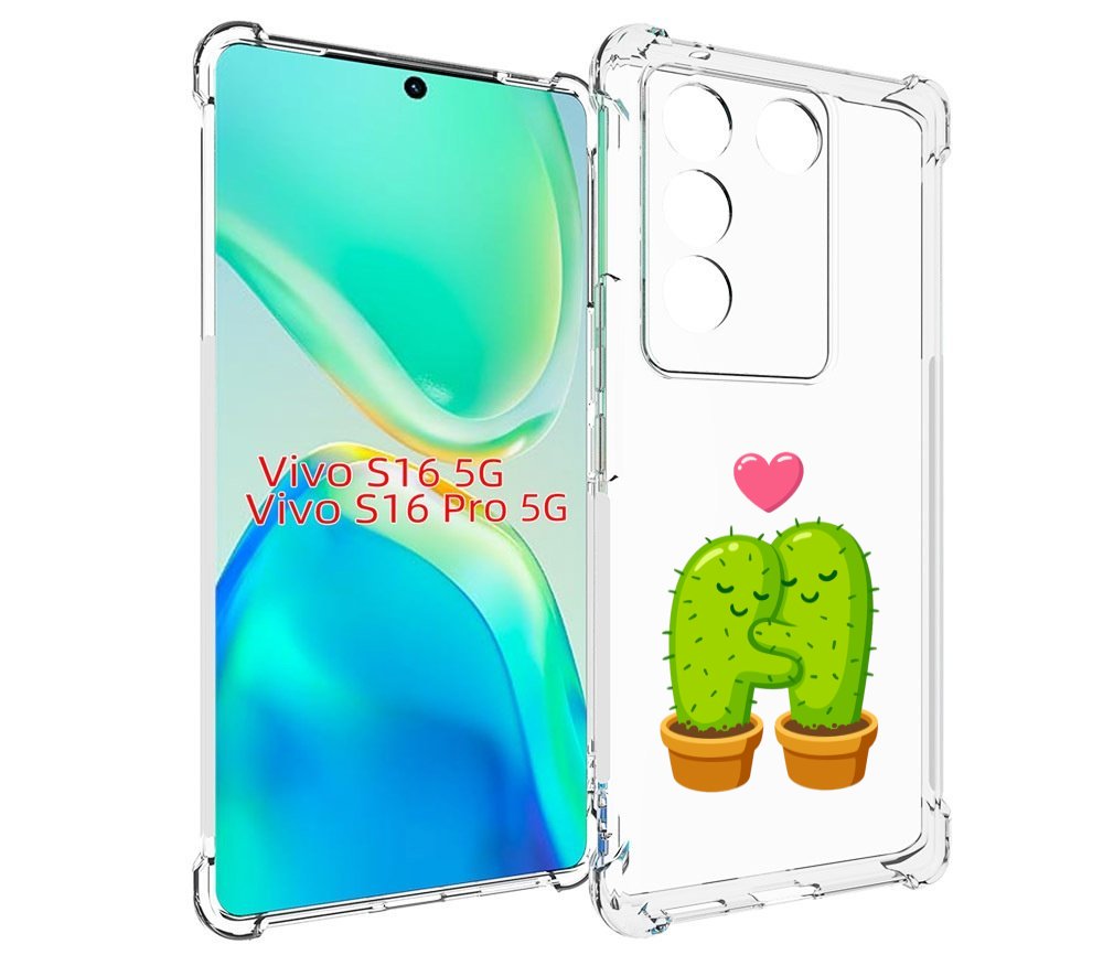 

Чехол MyPads Влюбленные-кактусы для Vivo S16 5G/S16 Pro 5G/V27/V27 Pro, Tocco