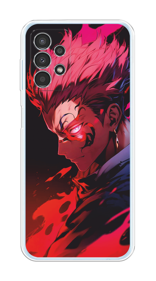 

Чехол Awog на Samsung Galaxy A13 4G "Взгляд Сукуны", Розовый;красный;черный, 2104850-1
